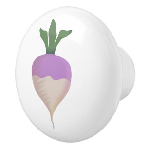 Bouton De Porte En Céramique Turnip