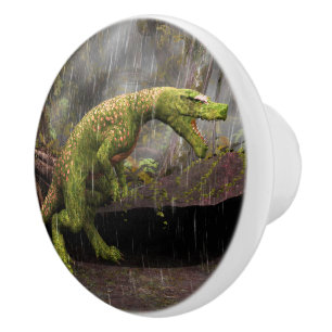 Bouton De Porte En Céramique Tyrannosaurus Rex
