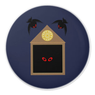 Bouton De Porte En Céramique Un manque de générosité de Ravens Halloween