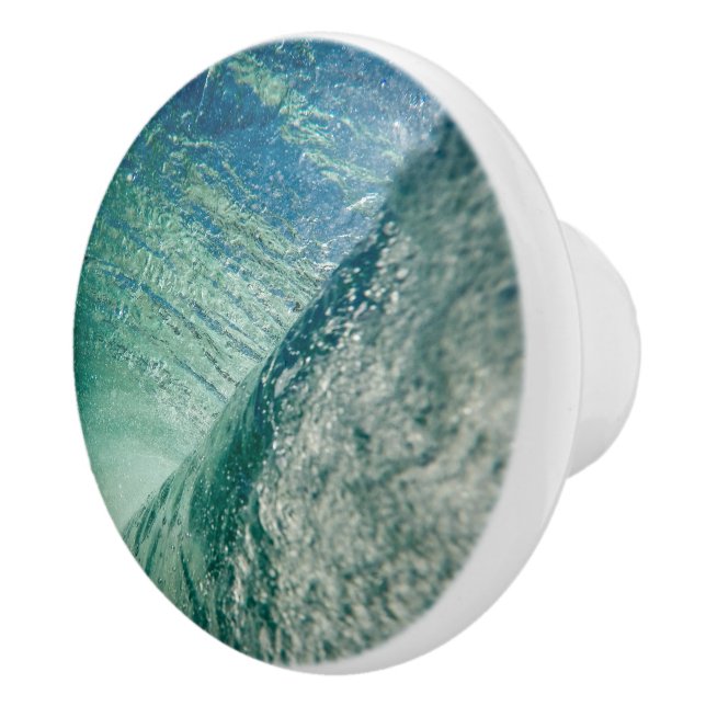 Bouton De Porte En Céramique Vague de Pipeline (Droite)