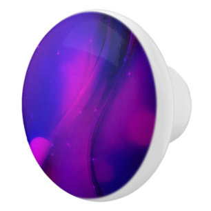 Bouton De Porte En Céramique Vague foncée