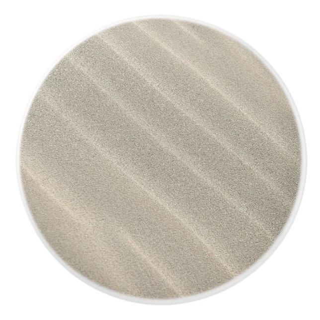 Bouton De Porte En Céramique Vagues de sable (Devant)