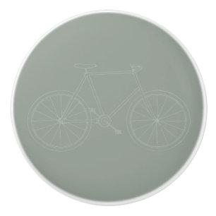 Bouton De Porte En Céramique Vélo vintage Illustré Vélo Art COULEUR PERSONNA