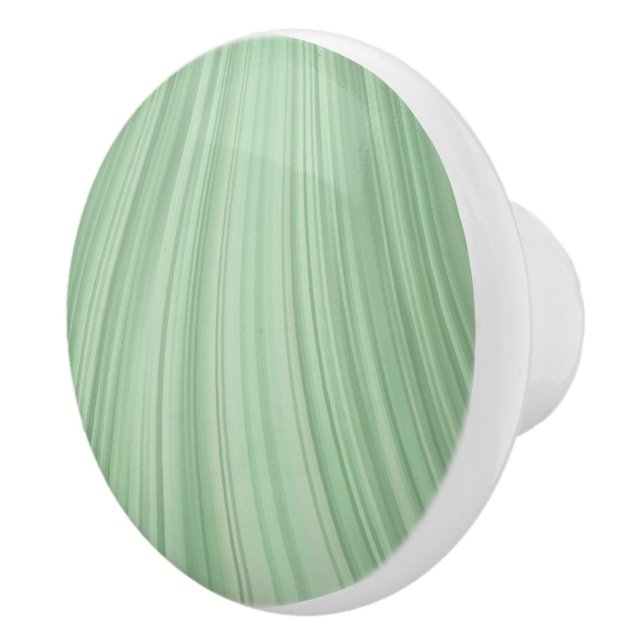 Bouton De Porte En Céramique Ventilateur vert (Droite)