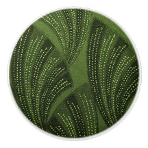 Ventilé incurvé vert riche