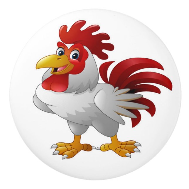 Bouton De Porte En Céramique Vers le bas sur la batterie en céramique (Devant)