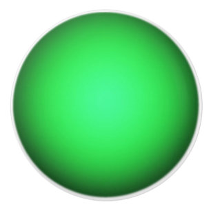 Bouton De Porte En Céramique Vert Clair