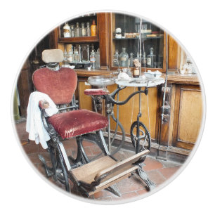 BOUTON DE PORTE EN CÉRAMIQUE VICTORIAN ENGLAND