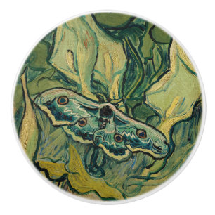 Bouton De Porte En Céramique Vincent van Gogh - Grand Paon de nuit