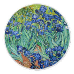 Bouton De Porte En Céramique Vincent Van Gogh - Iris