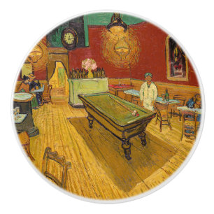 Bouton De Porte En Céramique Vincent van Gogh - Le Café de nuit