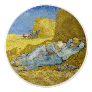 Bouton De Porte En Céramique Vincent Van Gogh - Mion, Repos / Travail / Siesta