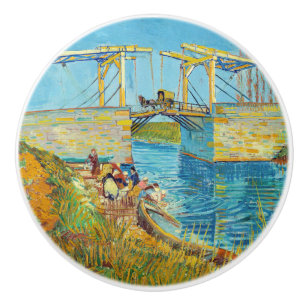 Bouton De Porte En Céramique Vincent van Gogh - Pont Langlois à Arles #1