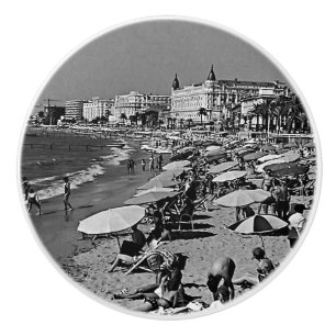 Bouton De Porte En Céramique Vintage France Cannes la plage