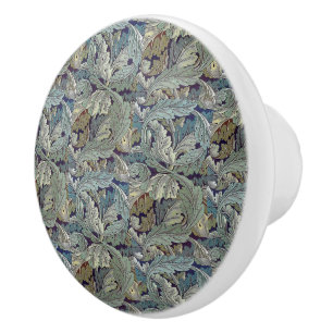 Bouton De Porte En Céramique Vintage William Morris Acanthus