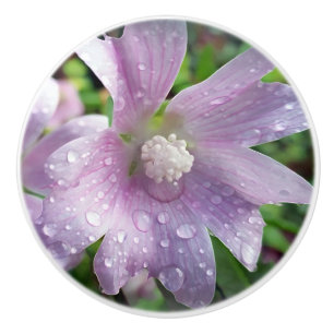Bouton De Porte En Céramique Violet clair