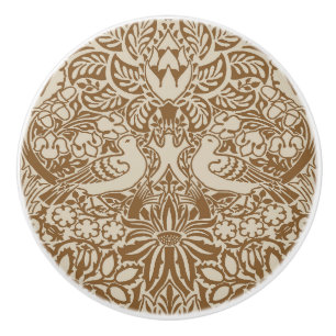 Bouton De Porte En Céramique William Morris' Dove et Rose Ceramic Knob