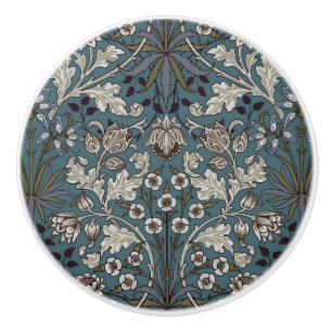 Bouton De Porte En Céramique William Morris "Hyacinthe" 1