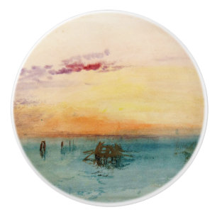 Bouton De Porte En Céramique William Turner - La lagune près de Venise au couch