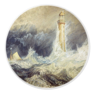 Bouton De Porte En Céramique William Turner - Phare de Bell Rock
