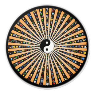 Bouton De Porte En Céramique Yang Emoji