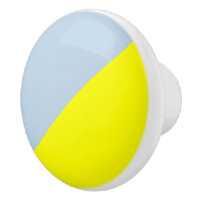 Yellow & Beau bleu Solid Color Background