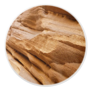 Bouton De Porte En Céramique Zion Canyon Wall II Red Rock Photographie Abstrait