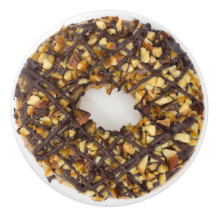 Bouton de tiroir en noisette