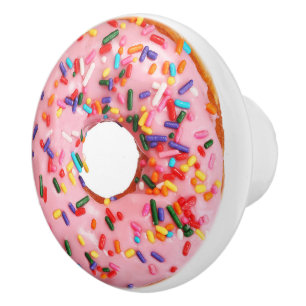 Bouton de tiroir en noisette