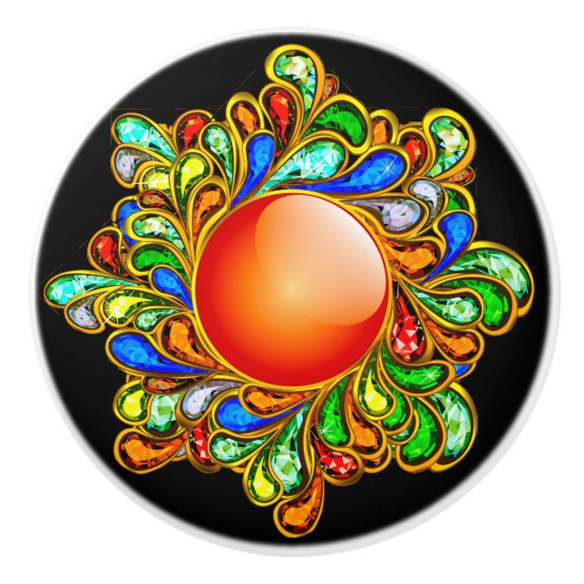 Bouton de tiroir pour pierres décoratives - SRF (Devant)