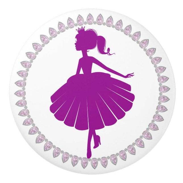 Bouton de tiroir Princess (Devant)