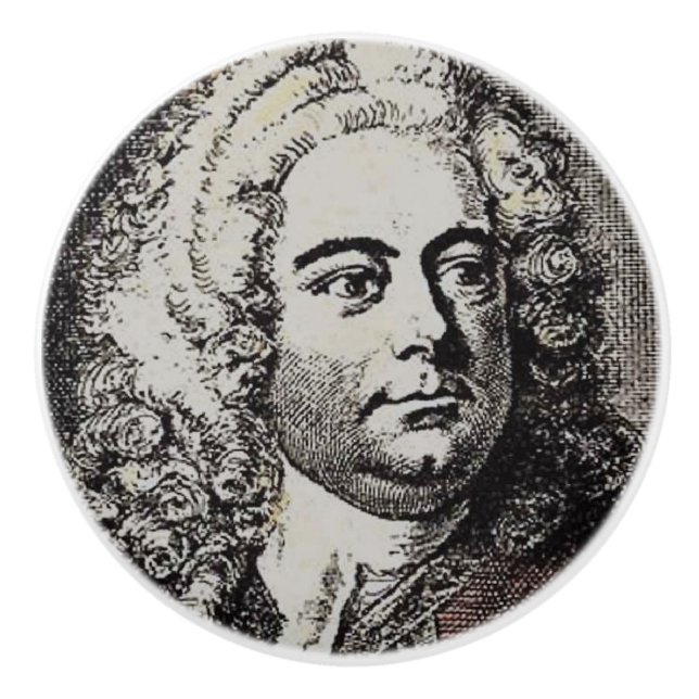 Bouton de traction en céramique HANDEL 1-1/2 pouce (Devant)