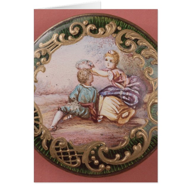 Bouton émaillé et de jeune truie (Devant)