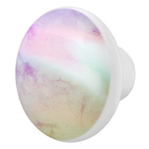 Bouton en céramique aux couleurs mixtes