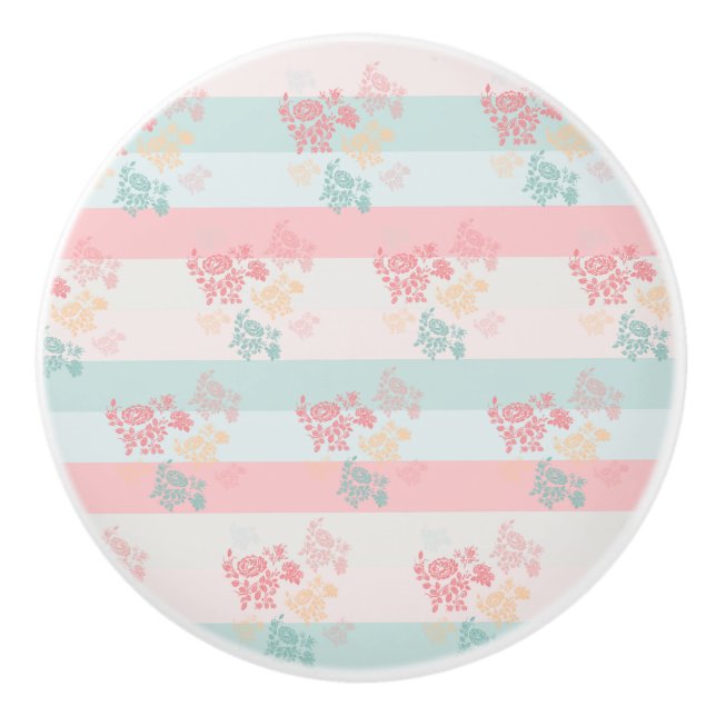 Bouton en céramique Blossom (Devant)