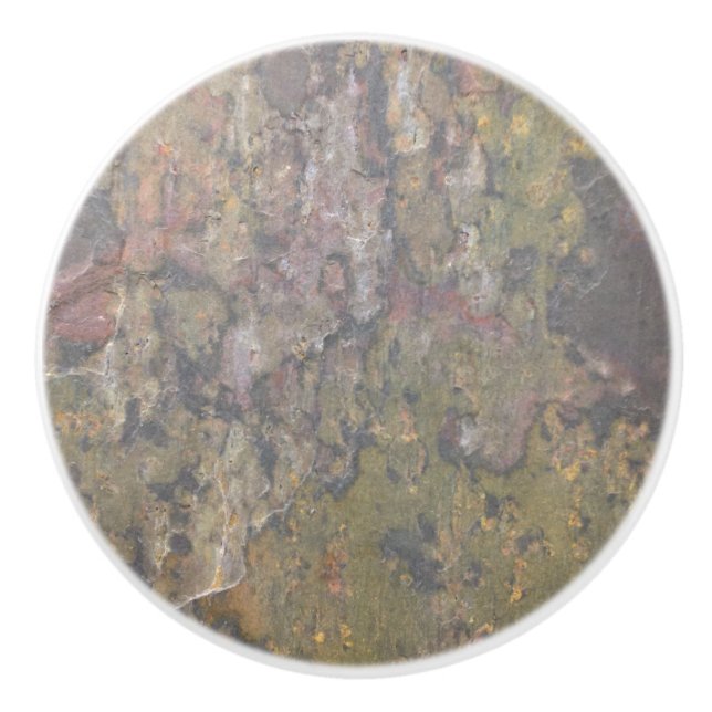 Bouton en céramique d'ardoise (Devant)