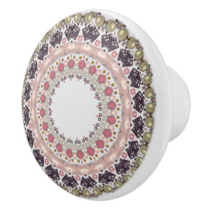 Bouton en céramique de cuisine vintage