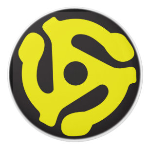 Bouton en céramique de l'adaptateur 45 record pour