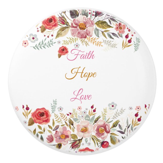 Bouton en céramique de traction (Devant)