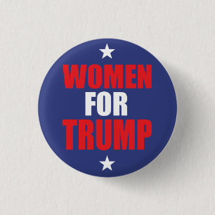 Bouton Femme Pour Trump Badge Pin