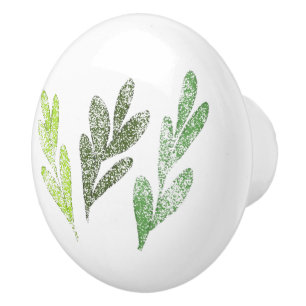 Bouton Motif feuille