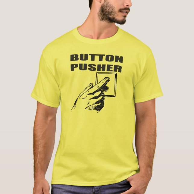 Boutonnez les cadeaux drôles de T-shirts de (Devant)