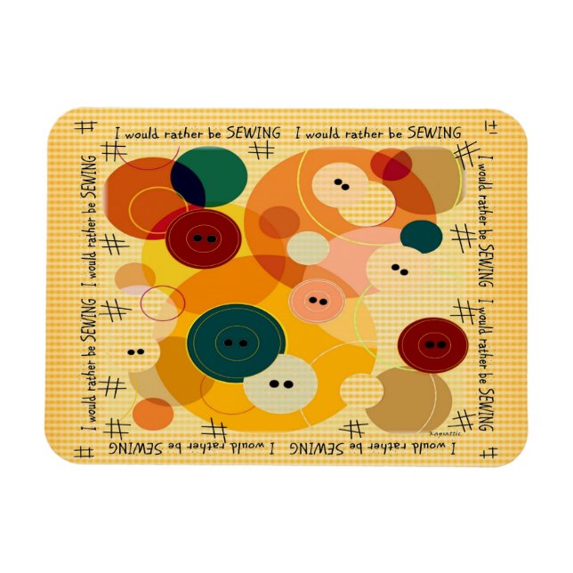 Boutons à coudre Magnet Premium (Horizontal)