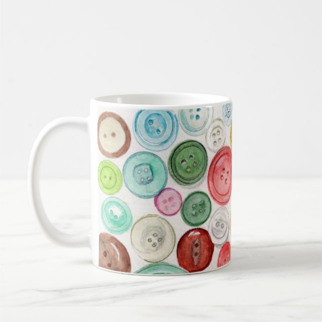 Boutons ! Conception sur une Mug / Coupe (Gauche)
