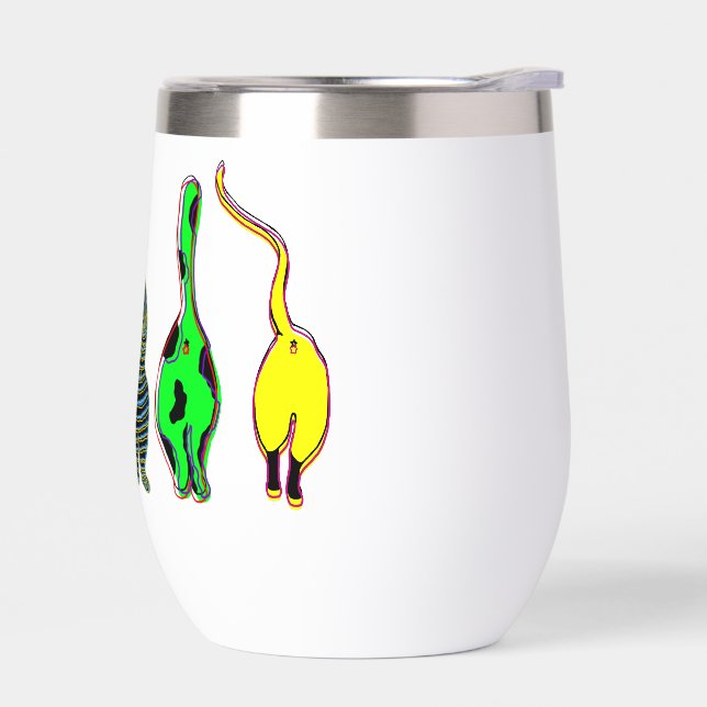 Boutons de chat colorés (Gauche)