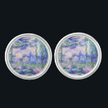 Boutons De Manchette Claude Monet - Nymphéas / Nymphéas 1919<br><div class="desc">Nymphéas (W.1852) - Claude Monet,  Huile sur toile,  1916-1919</div>