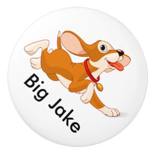 Boutons de tiroir de chien mignons