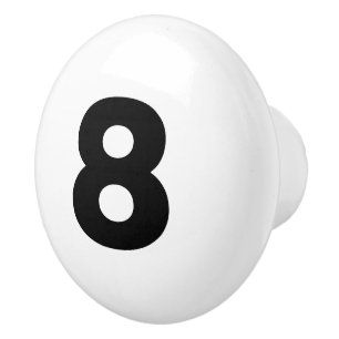 Boutons en céramique à numéro personnalisé