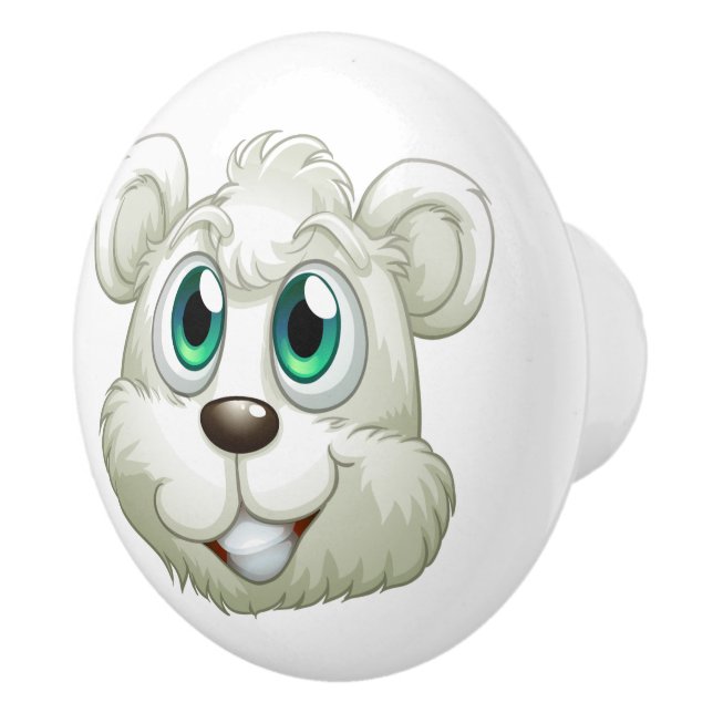 Boutons en céramique de l'ours polaire (Droite)
