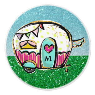 Boutons en céramique du camping